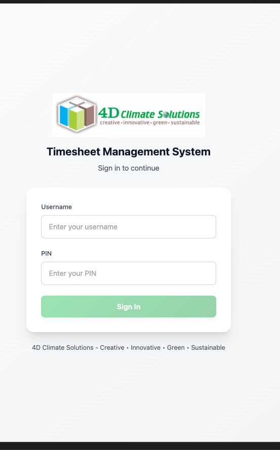 Timesheet management system